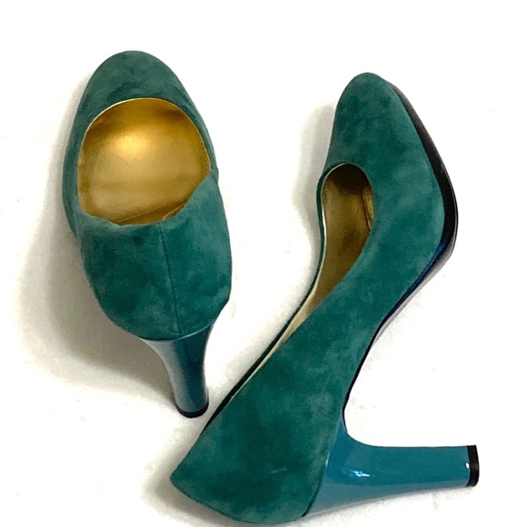 Anne Klein iflex shoes  turquoise size US 10.5 M NEW! - Picture 1 of 5